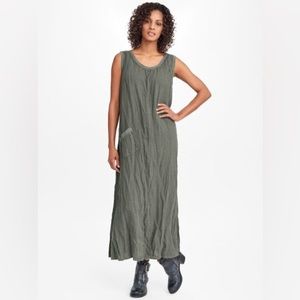 Flax Linen Maxi Dress - L